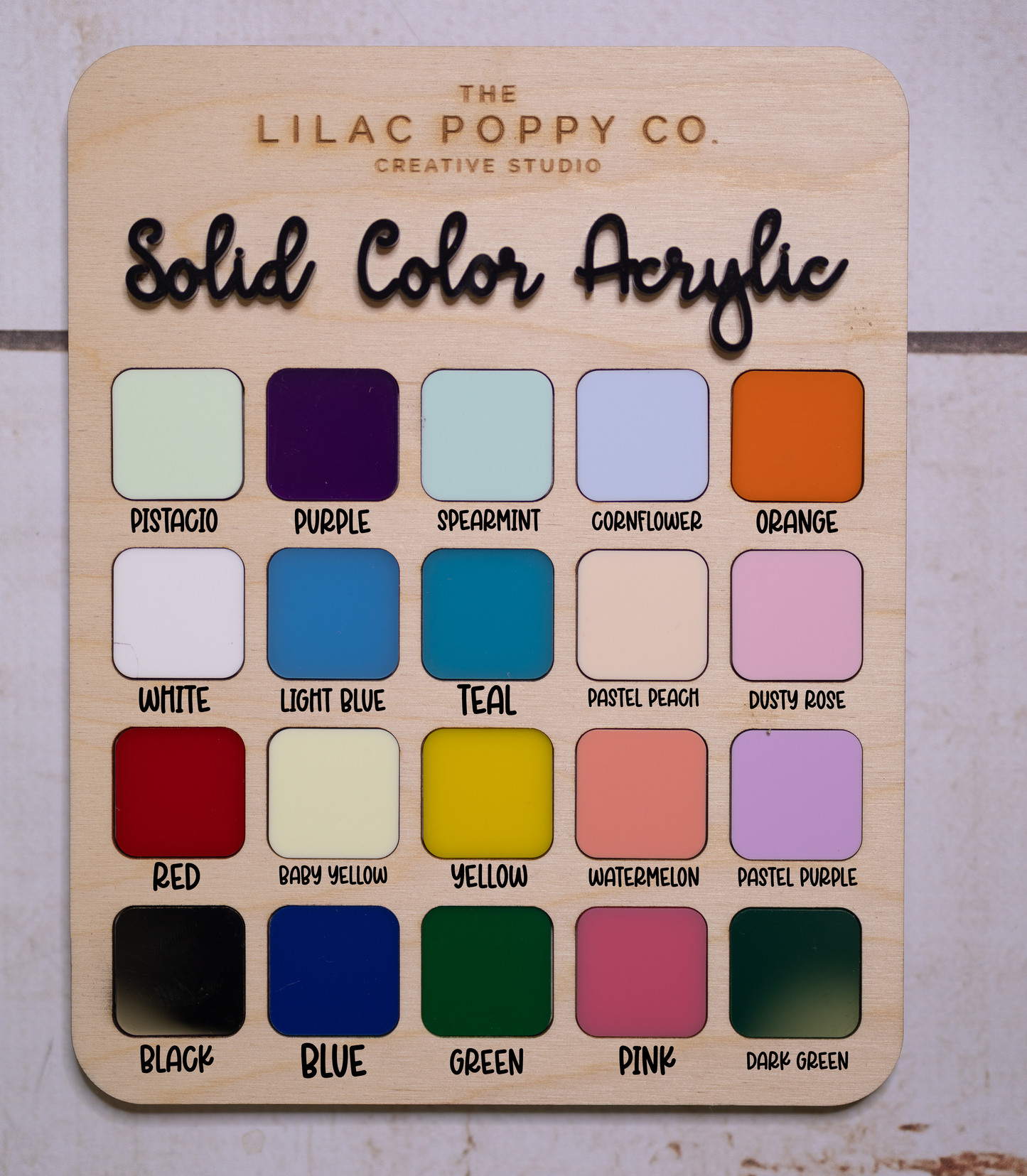 Specialty Acrylic Backpack Tag