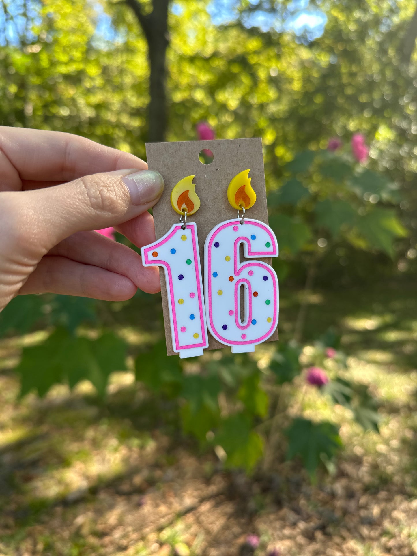 Birthday Candle Earrings